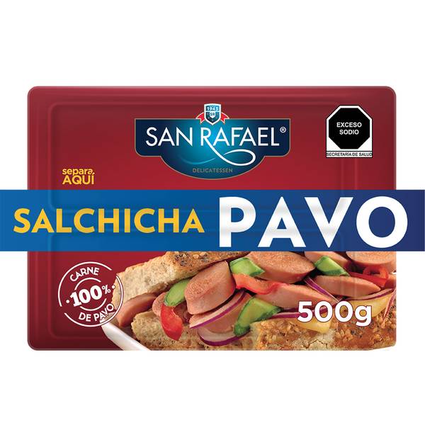 San Rafael · Salchichas de pavo (500 g)