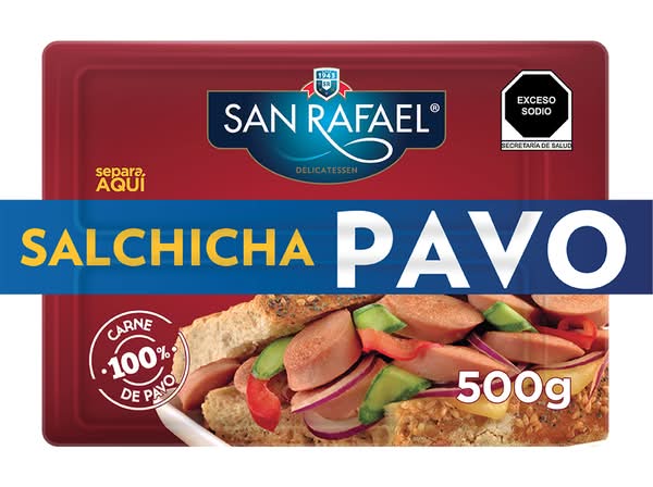 San Rafael · Salchichas, pavo (500 g)
