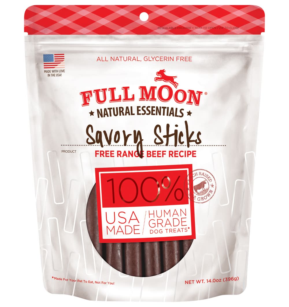 Full Moon Beef Recipe Savory Sticks Dog Treats (14 oz)
