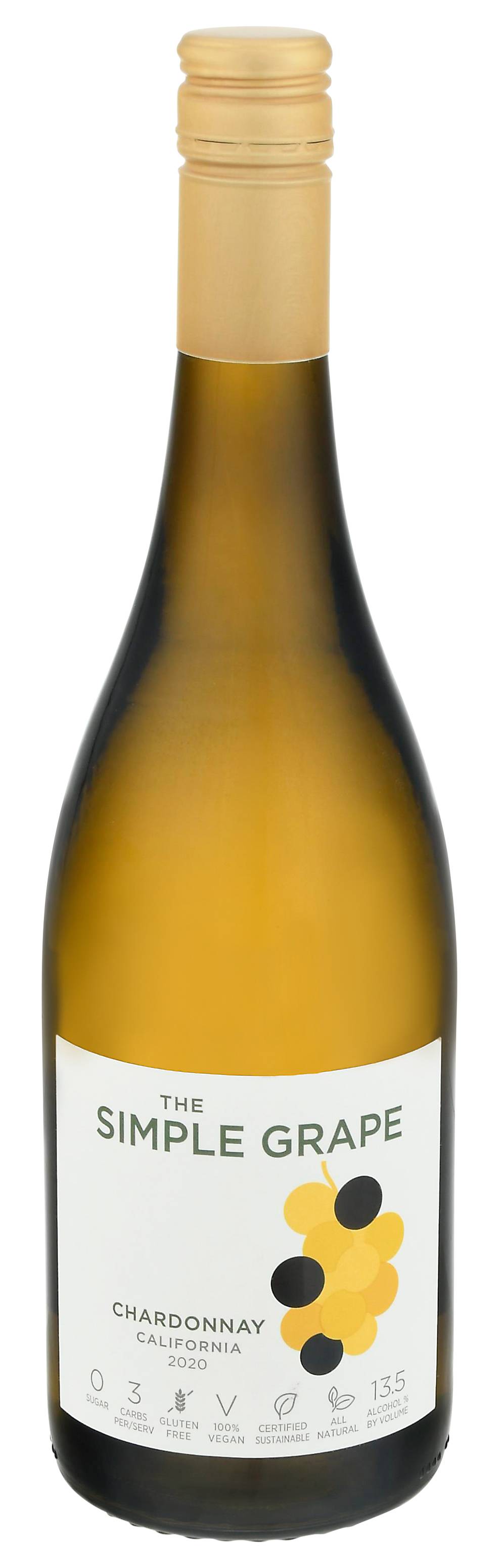 The Simple Grape California Chardonnay (750 ml)