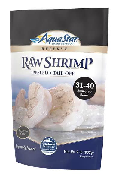 CenSea Uncooked Raw Peeled and Deveined Shrimp (2.18 lbs)