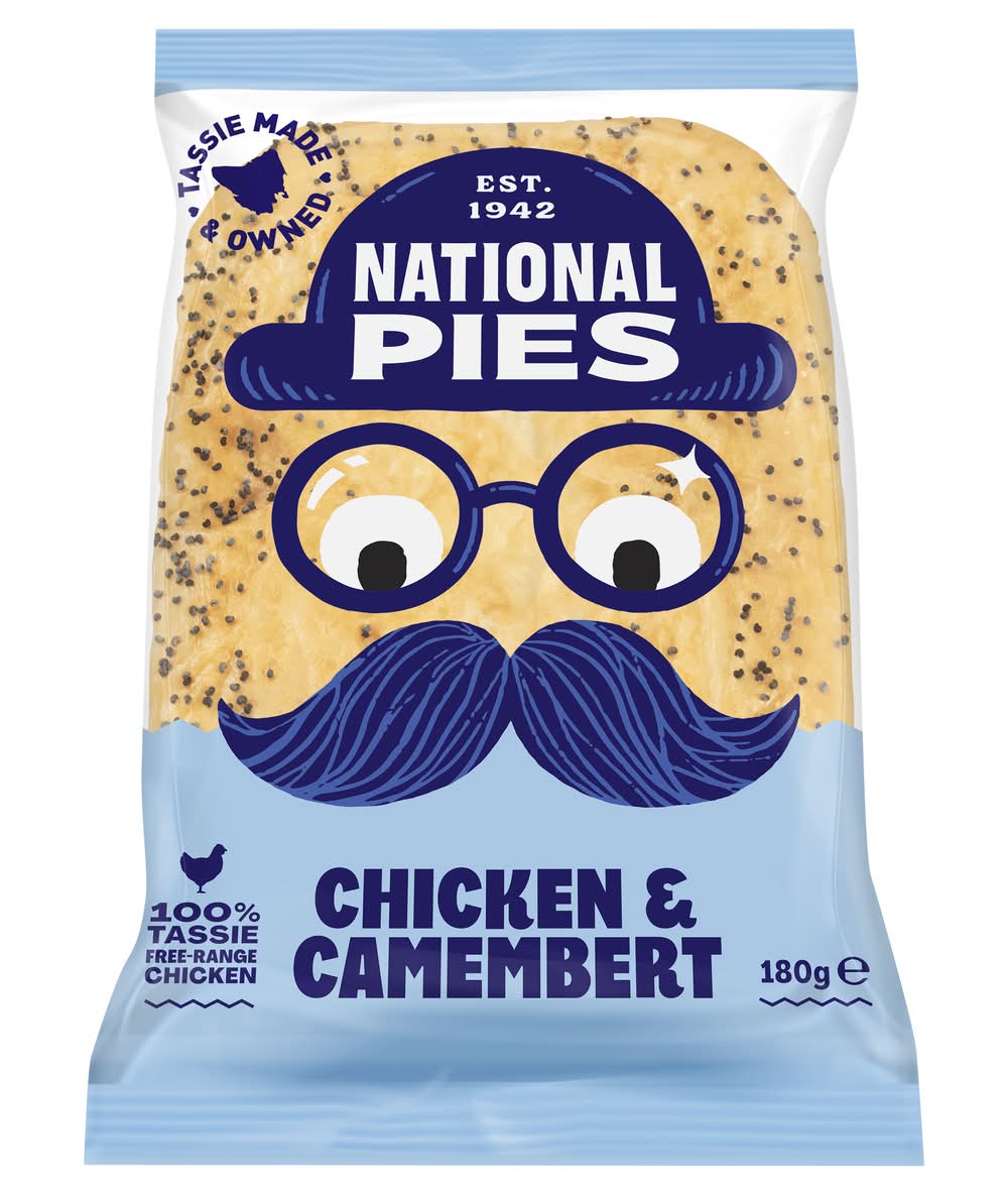 National Pies Frozen Chicken & Camembert Pie (180g)