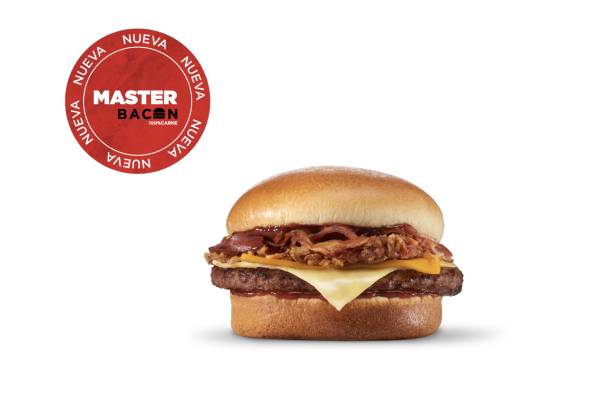 Hamburguesa Master Bacon Carne CrispyBBQ