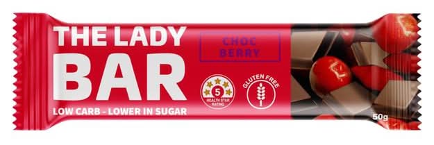 The Lady Bar Choc Berry 50g