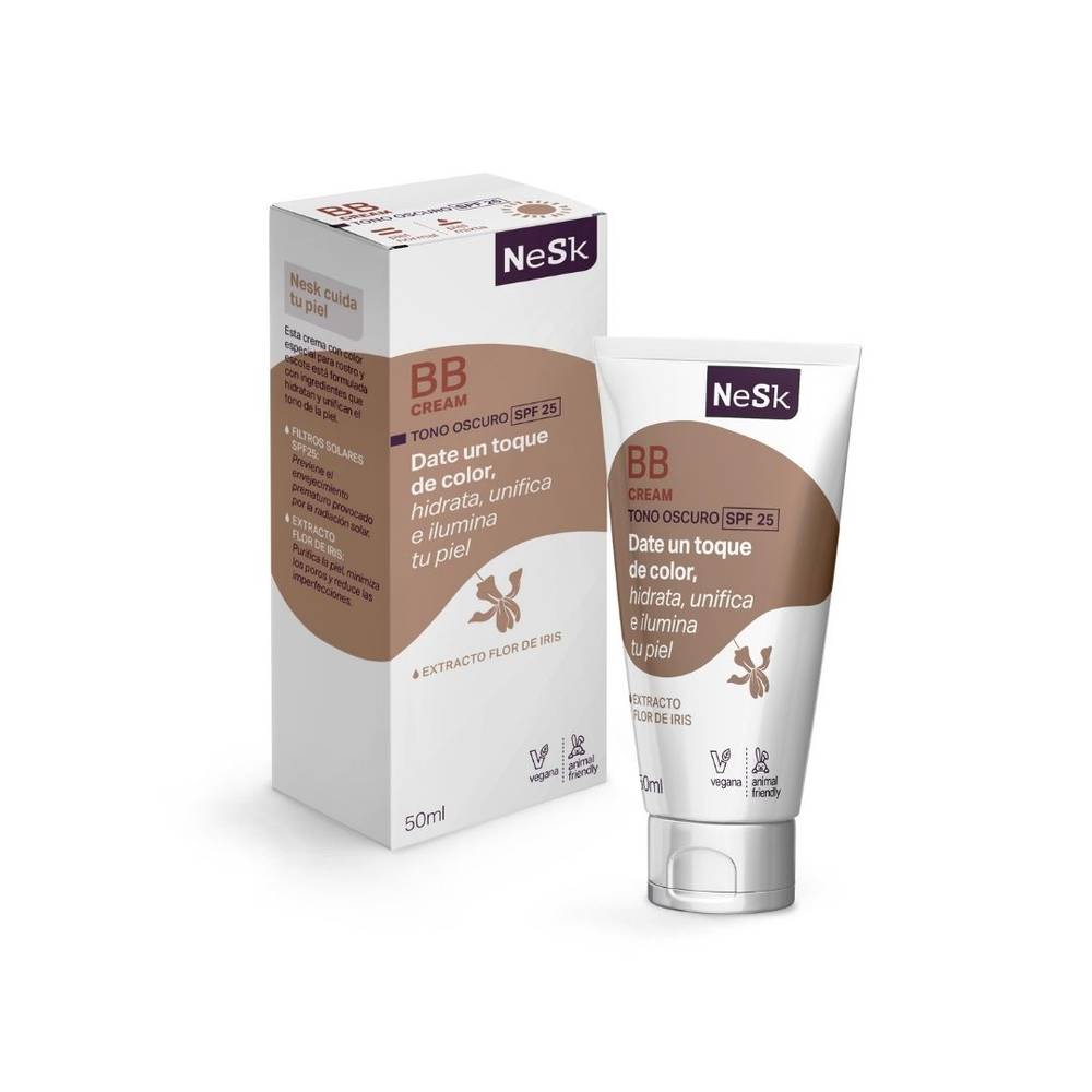 Crema con color BB Cream de NeSk tono oscuro 30 ml