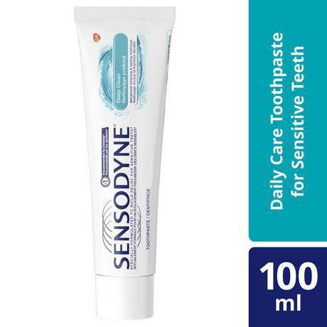 Sensodyne dentifrice pour dents sensibles nettoyage en profondeur (100 ml) - for sensitive teeth deep clean daily care toothpaste (100 ml)