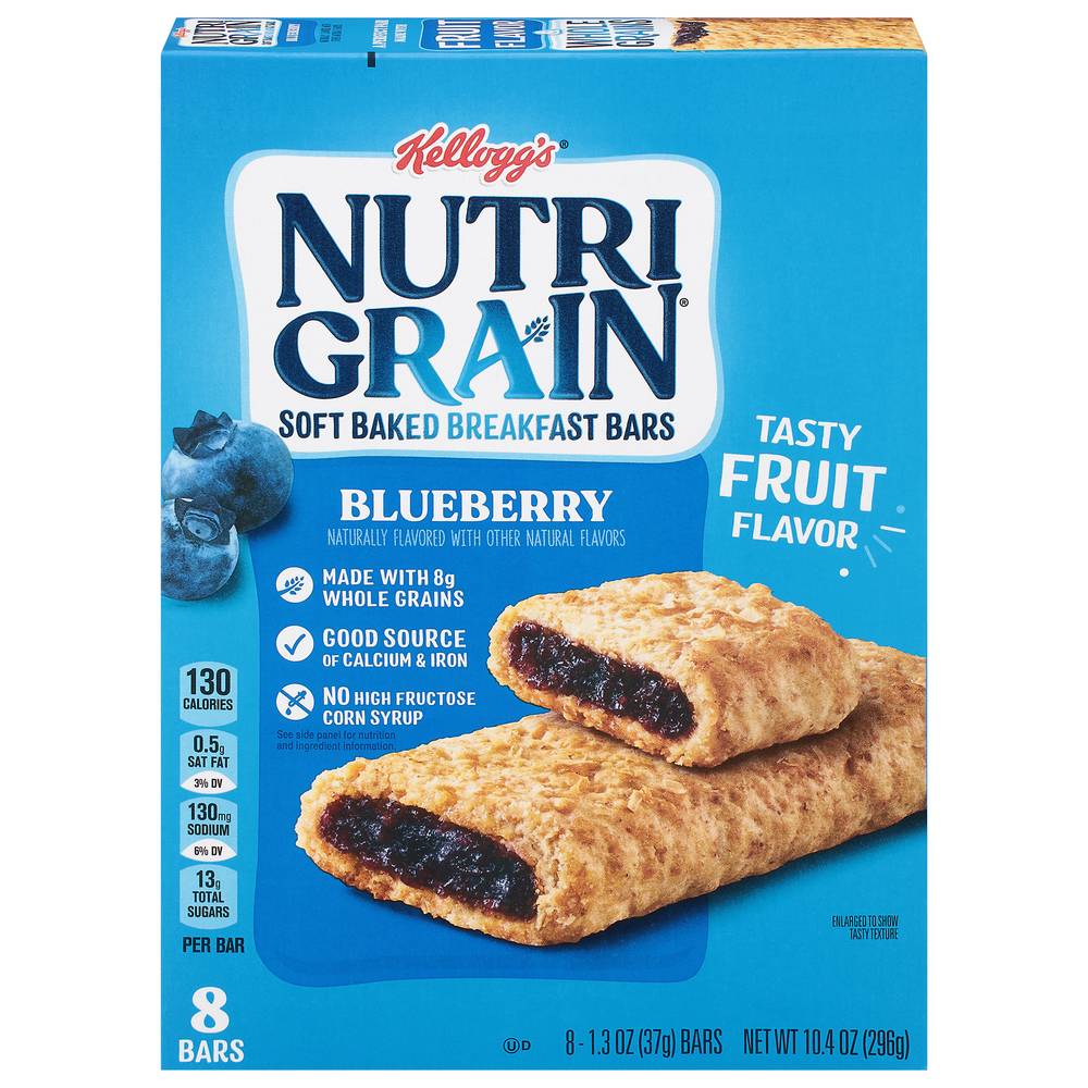 Nutri-Grain Soft Baked Blueberry Breakfast Bars (8 ct)