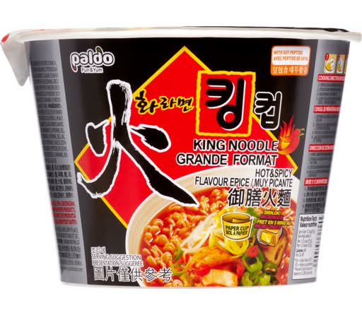 Paldo Dosirac Hot Spicy Noodles King Cup (110g)