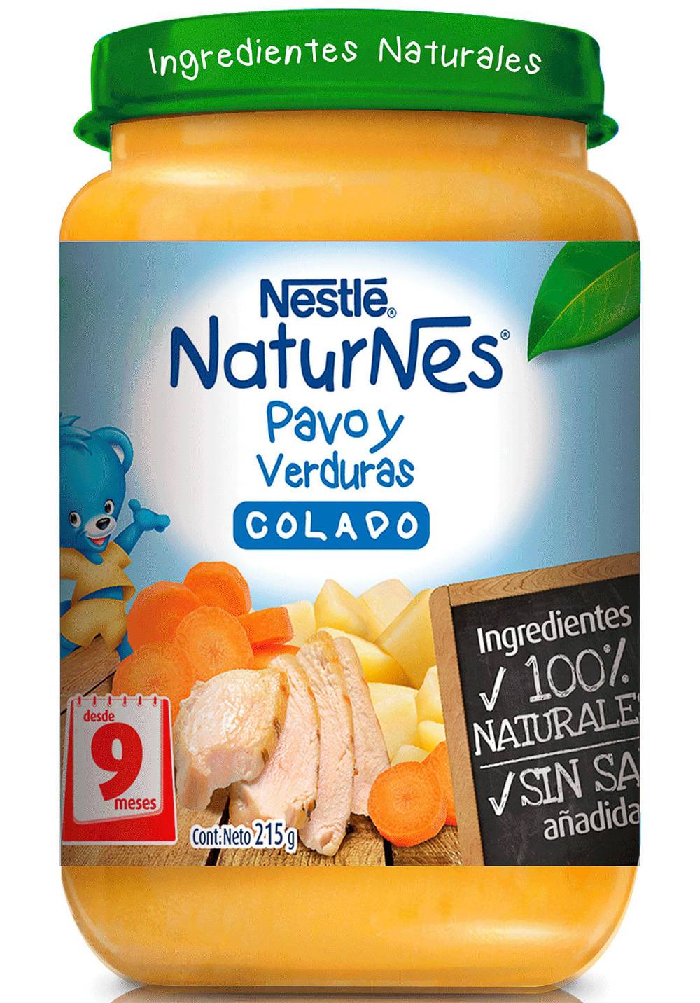 Nestlé · Colado naturnes pavo con verduras (215 g)