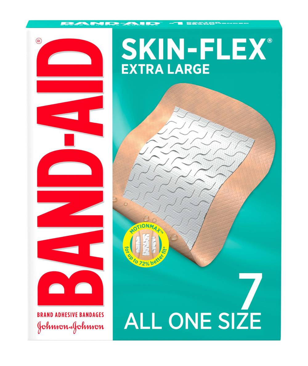Band-Aid Skin-Flex Bandages, XL (1.2 oz, 7 ct)