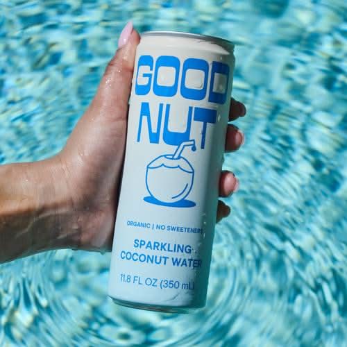 Good Nut Premium Organic Sparkling Coconut Water 11.8oz Can