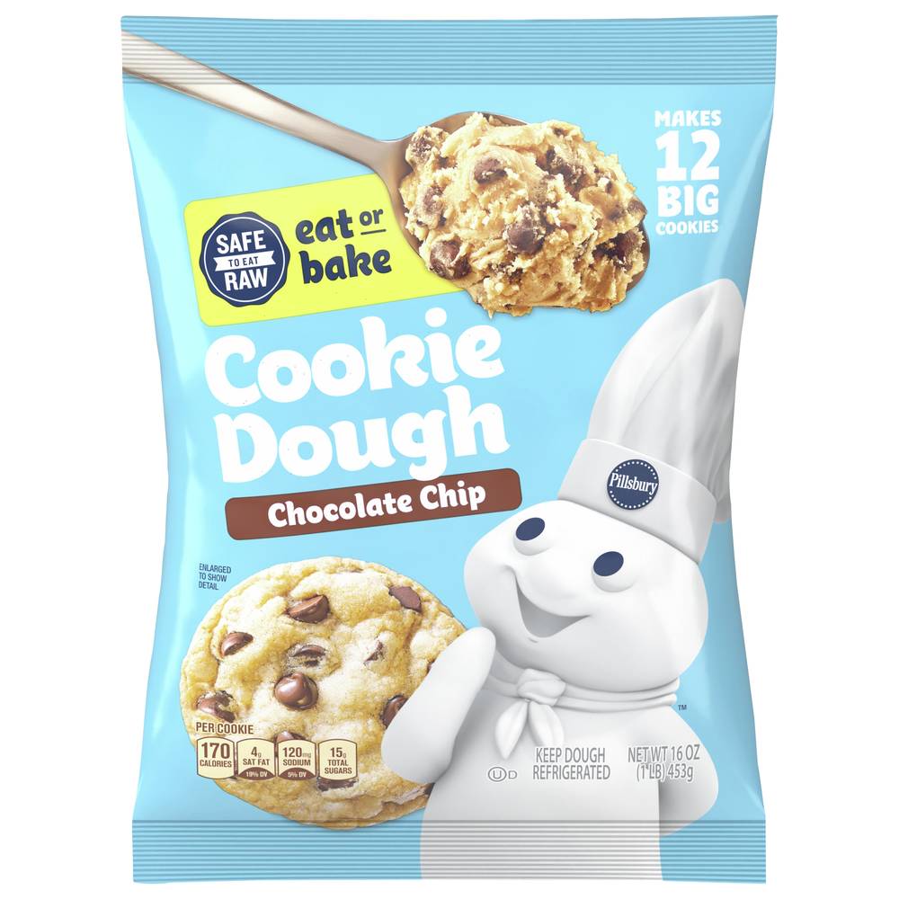 Pillsbury Chocolate Chip Cookie Dough (12 ct)