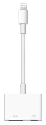 Apple Lightning Connector With Hdmi Adapter, White