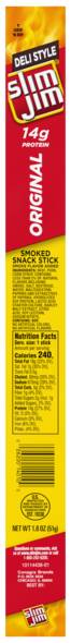 Slim Jim Original Deli Style Smoked Snack Stick 1.8oz