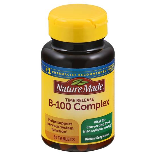 Nature Made Time Release Tablets B-100 Complex (60 ct)