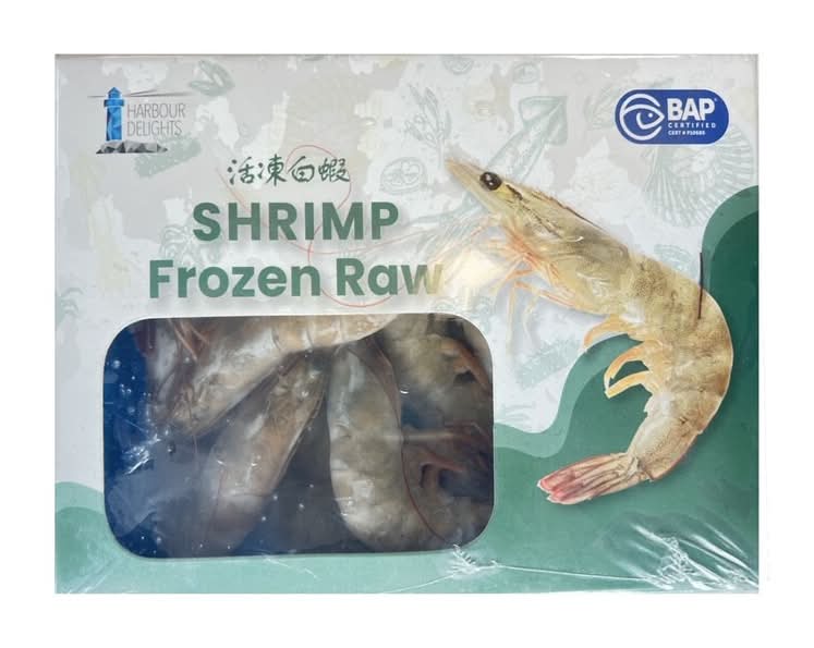 冷凍白蝦250g(BAP) <1Box盒 x 1 x 1Box盒>