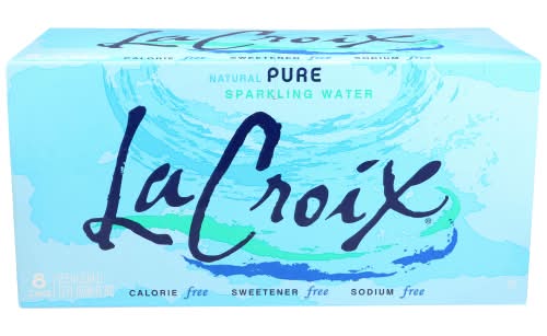 La Croix Pure Sparkling Water 8 Pack