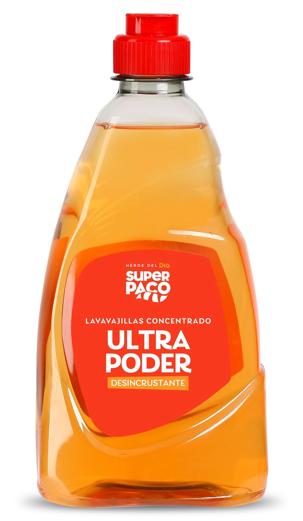 Lavavajillas A Mano Concentrado Ultra Poder Super Paco De Dia Botella 500 Ml