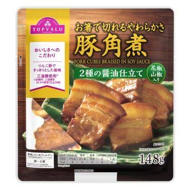 トップバリュ 豚角煮（2種の醤油仕立て）148g