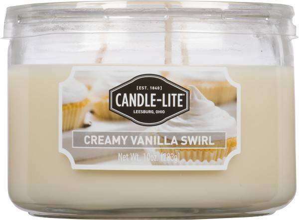 Candlelite Creamy Vanilla Swirl Candle (283 g)