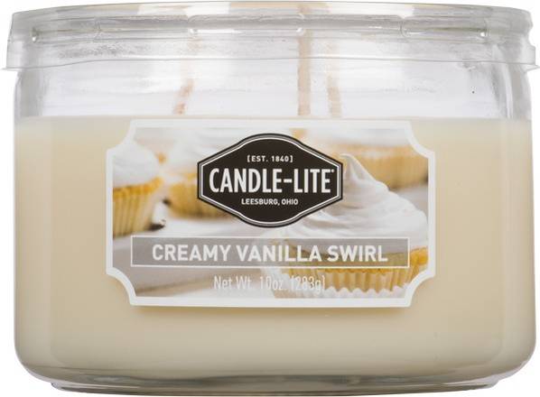 Candlelite Creamy Vanilla Swirl Candle (283 g)