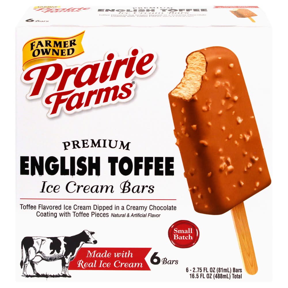 North Star English Ice Cream Bars, Toffee (16.5 fl oz, 6 ct)