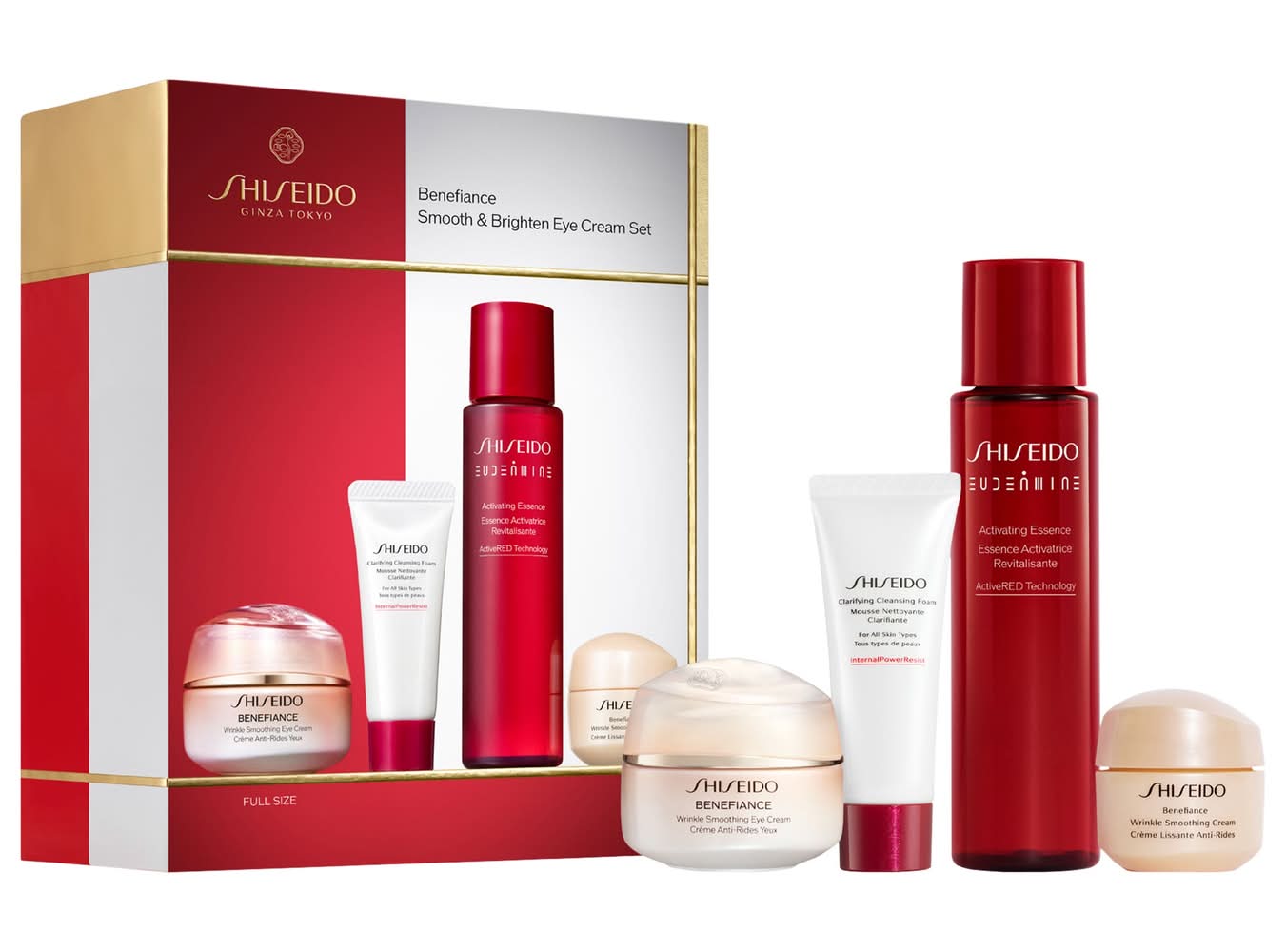 Shiseido Smooth & Brighten Eye Cream Set