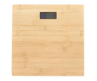 Home Basics Bamboo Digital Scale