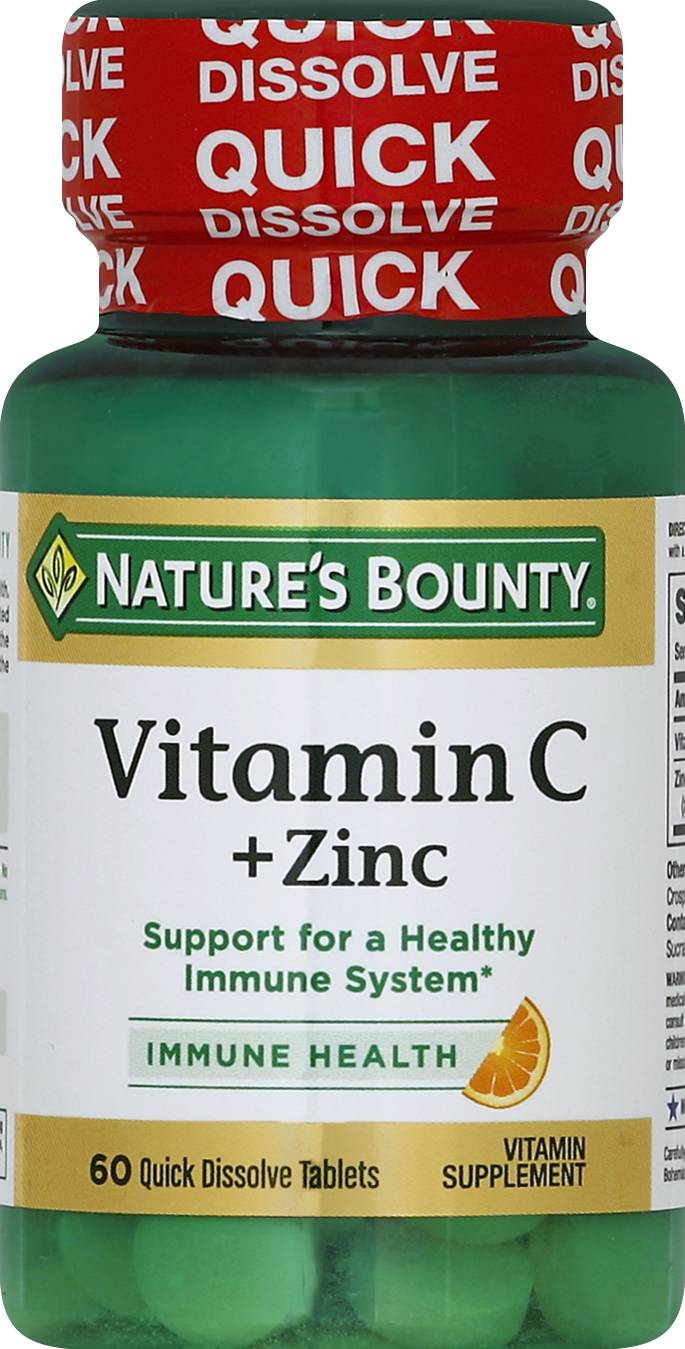 Nature's Bounty Vitamin C + Zinc (300 g)