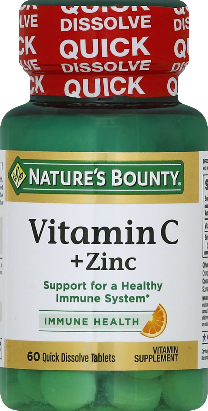 Nature's Bounty Vitamin C + Zinc (300 g)