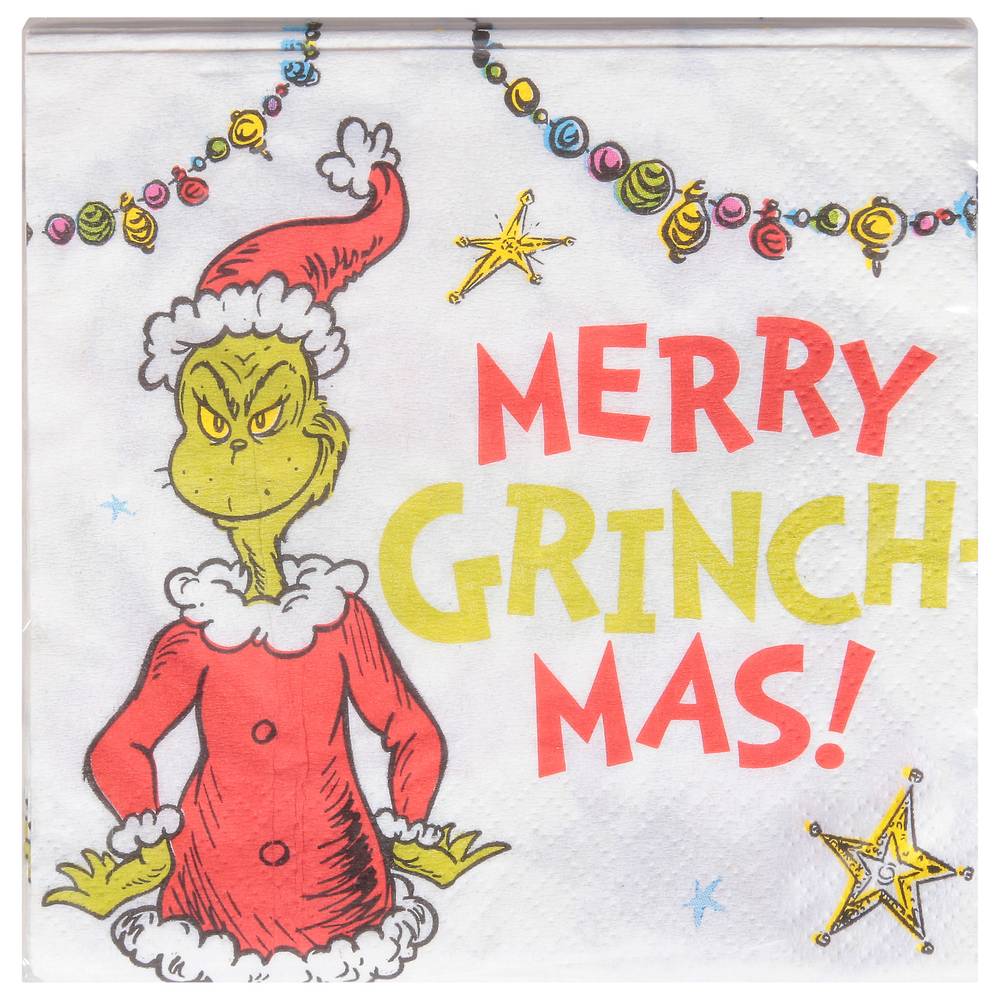 Amscan Beverage Grinch Napkins (16 ct)