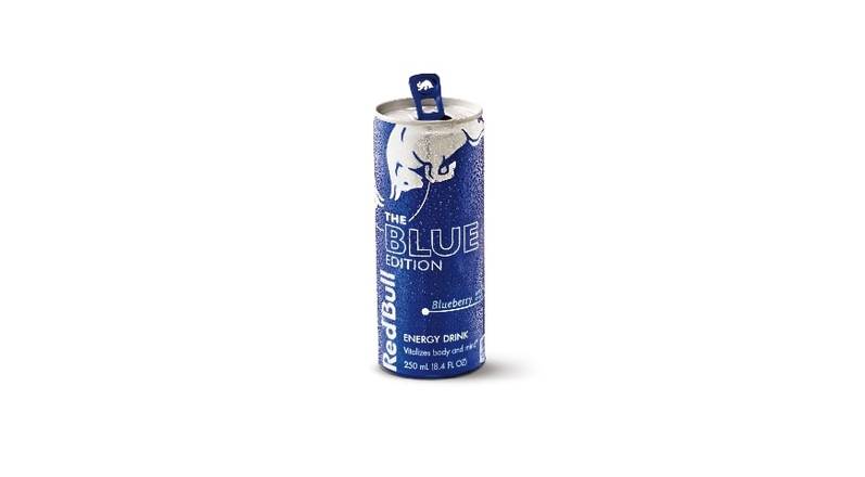 Blueberry Red Bull Can