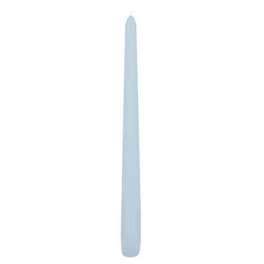 10" Light Blue Taper Candle By Ashland