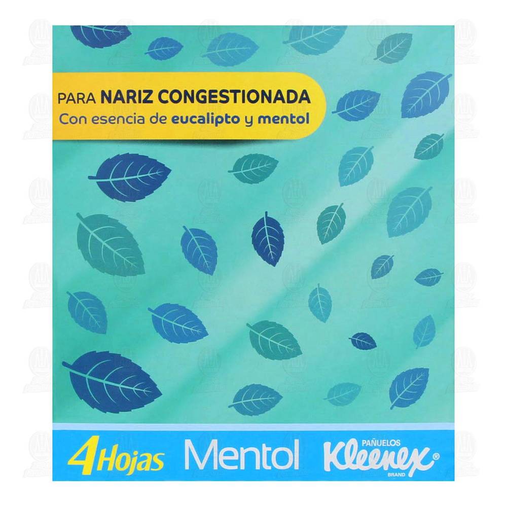 Kleenex · Pañuelos desechables cold care mentol (60 un)