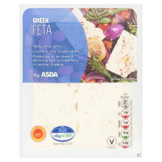 Asda Greek Feta Cheese 200G