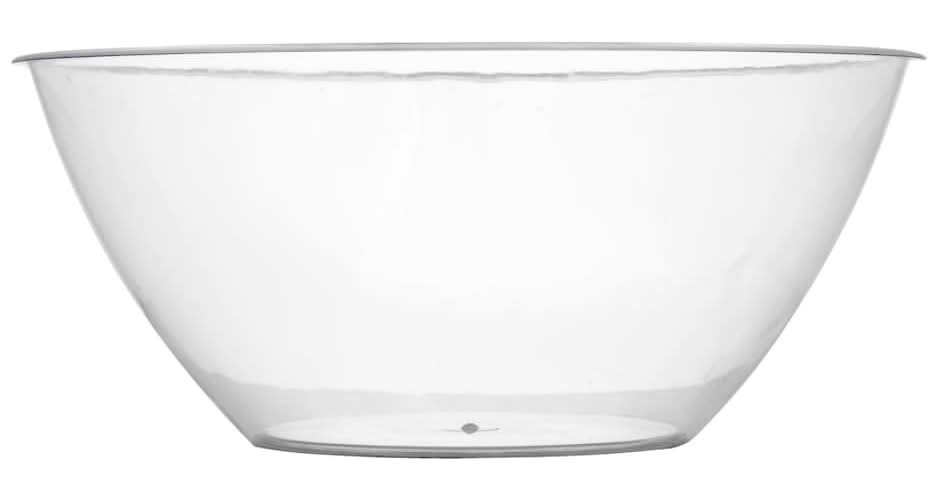 Artland Clear Plastic Bowl, 11.2x11.2 in