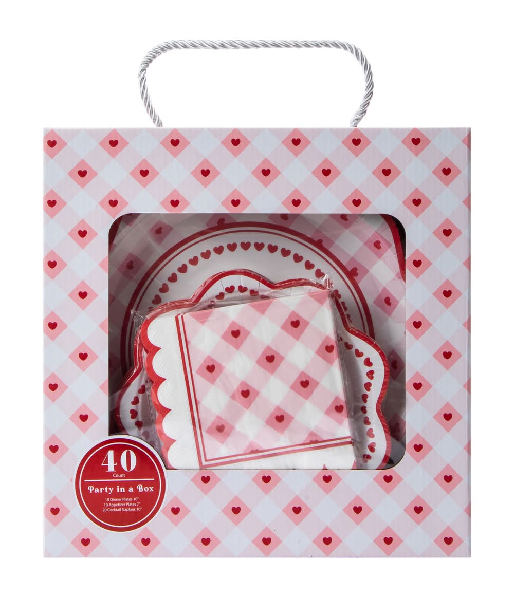 Valentine's Day Party In A Box 40-Count