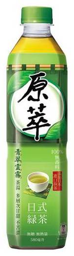 原萃日式綠茶580ml#4710018152702