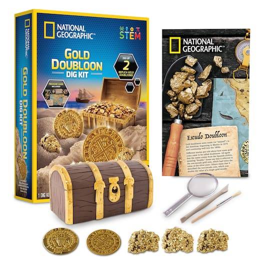 National Geographic S.t.e.m. Gold Doubloon Dig Kit