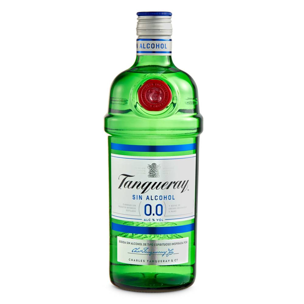 Bebida Espirituosa Sin Alcohol 0,0 Tanqueray Botella 70 Cl