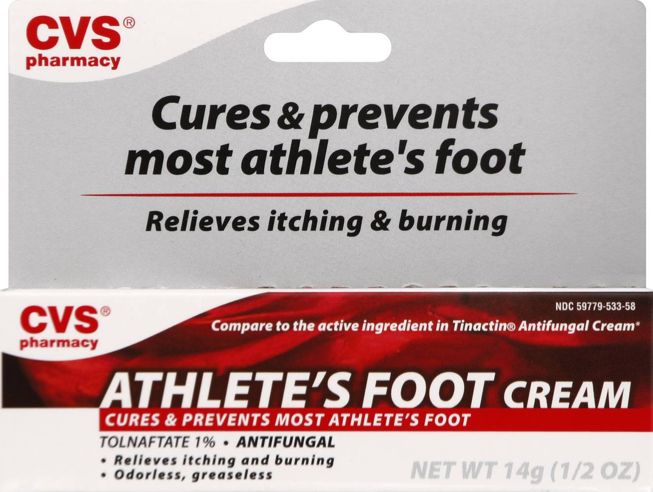 CVS Pharmacy Athletes Foot Cream (0.5 oz)