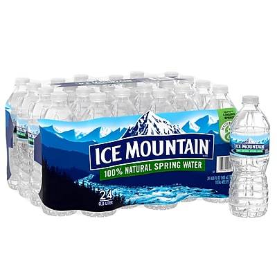 Ice Mountain 100% Natural Spring Water (24 pack, 16.9 fl oz)
