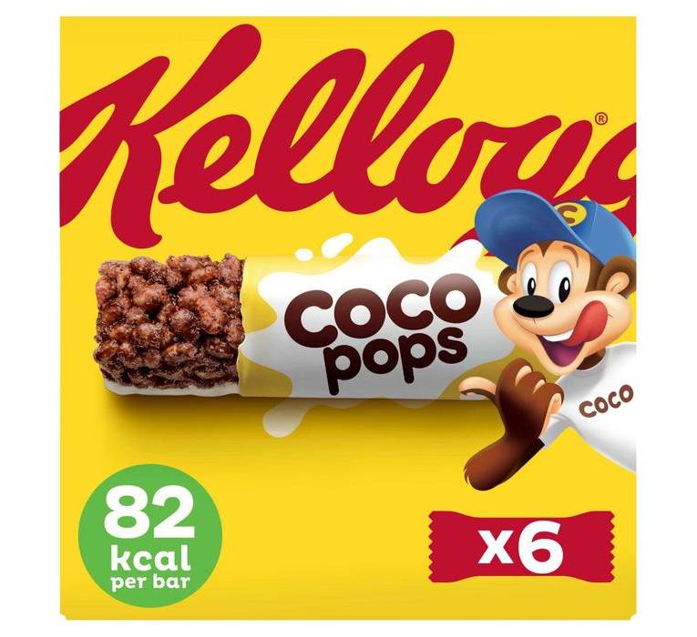 Kellogg's Coco Pops Snack Bars 6 X 20g (120G) (366492)