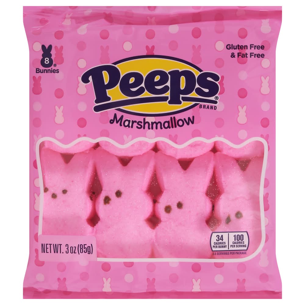 Peeps Pink Bunnies Marshmallow (3 oz)