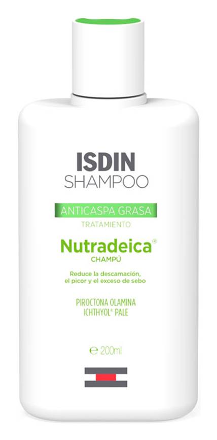 ISDIN · Shampoo nutradeica caspa grasa (200 ml)