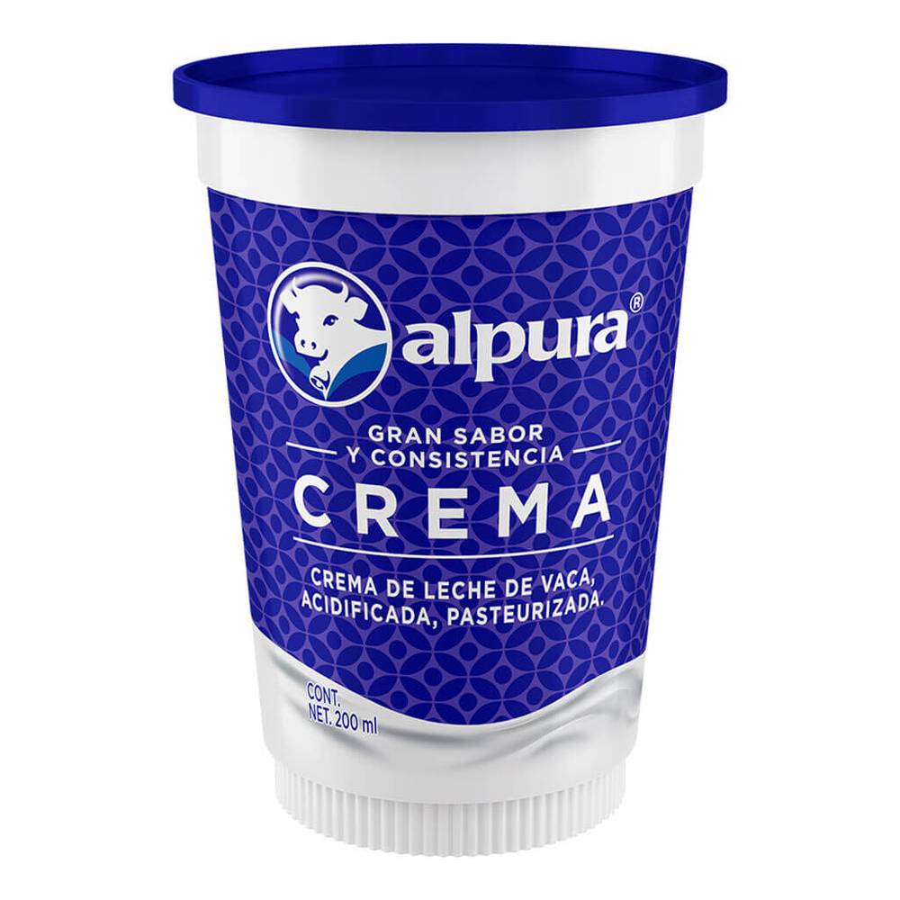 CREMA ACIDA ENTERA ALPURA 200 ML