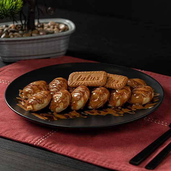 Lotus Caramel Mini Pancakes