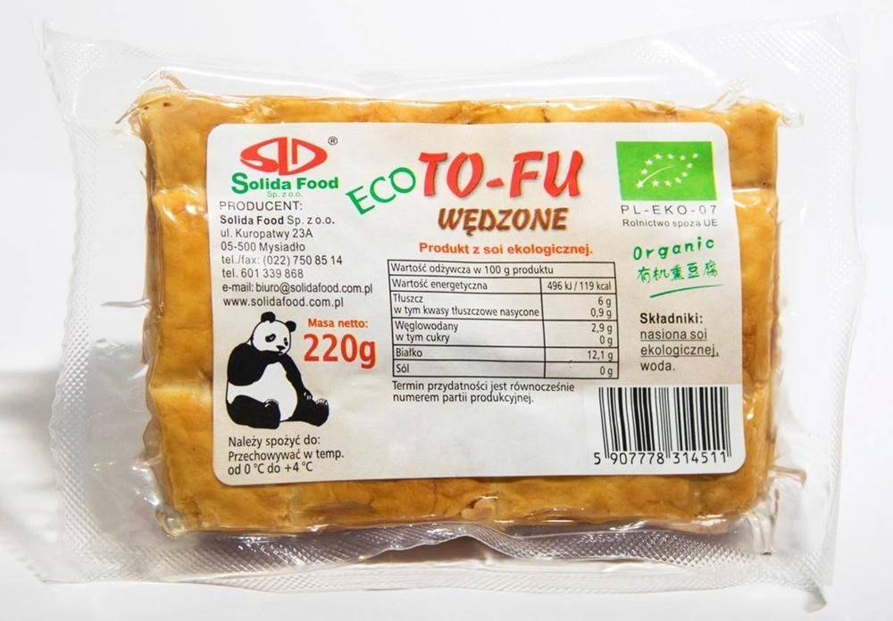 Tofu wędzone BIO 220 g Solida Food