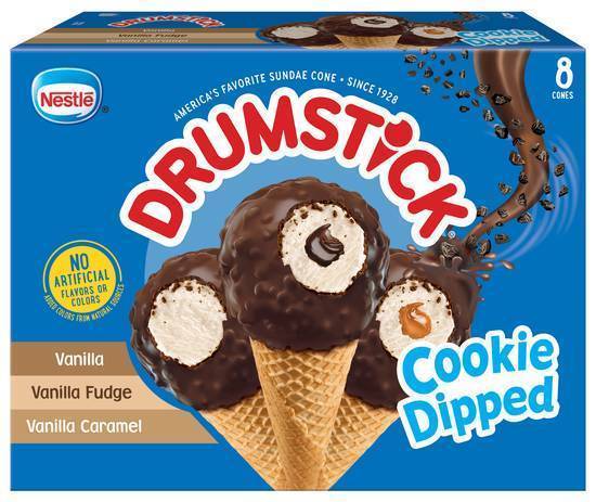 Drumstick Cookie Dipped 8 ct