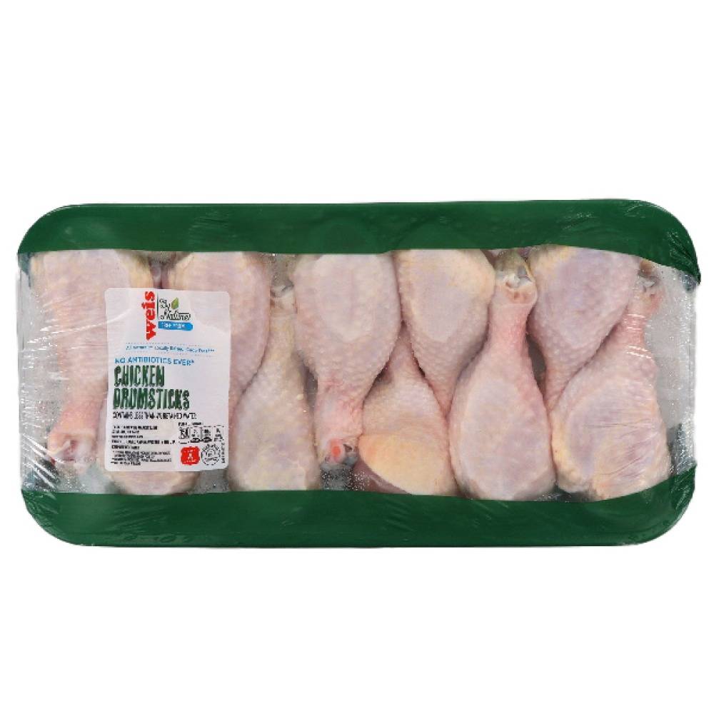 Weis by Nature Chicken Drumsticks Family Pack 4.5lb Average